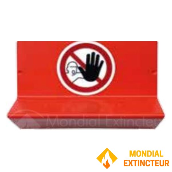 Signalisation braille évacuation Malvoyants "Accès interdit"