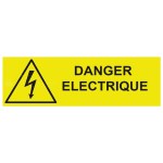 Sinal de risco elétrico - L.300 x A.100 mm