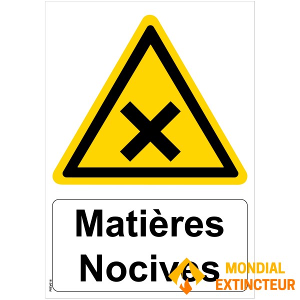 Sinalização de "substâncias nocivas" - PVC A5