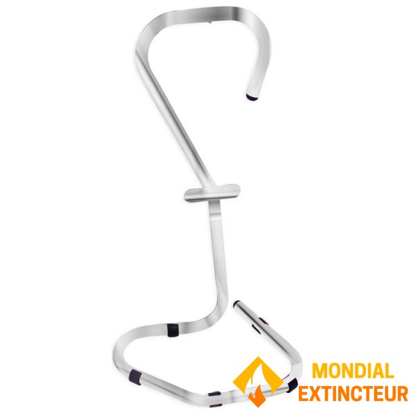 Support Chromé pour extincteur