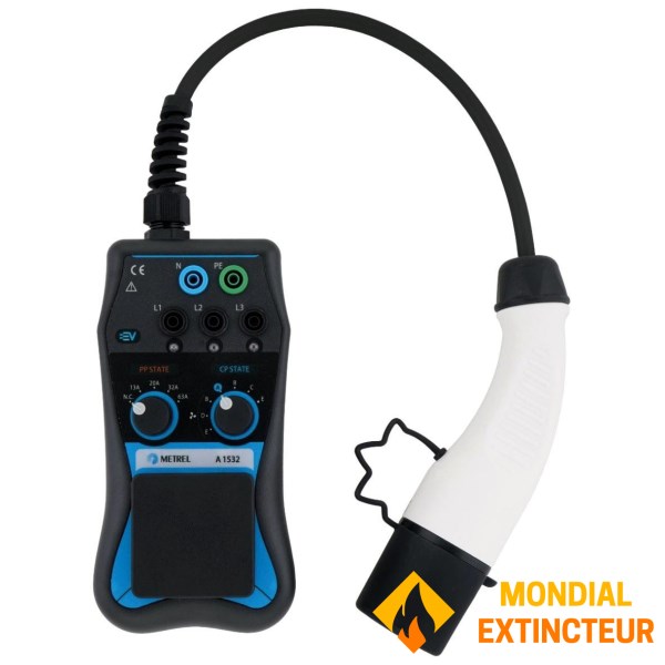 Testador de terminais de veículos elétricos