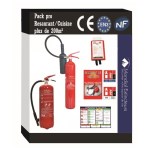 7 - Kit de segurança para restaurante ou cozinha profissional - 200 M²