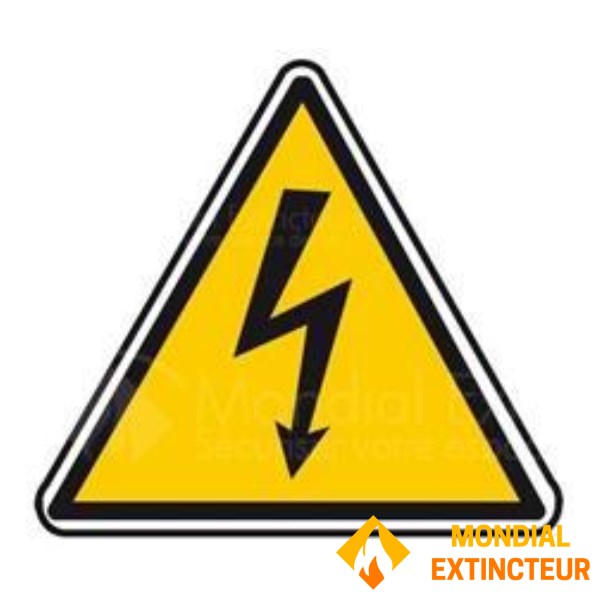 Adesivo "para riscos eléctricos"