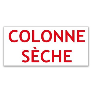 "COLUNA SECA" DE PVC Rígido 200 X 80 mm FUNDO BRANCO