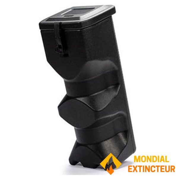 Caixa de extintores horizontal 6kg/6L BLACK para camiões