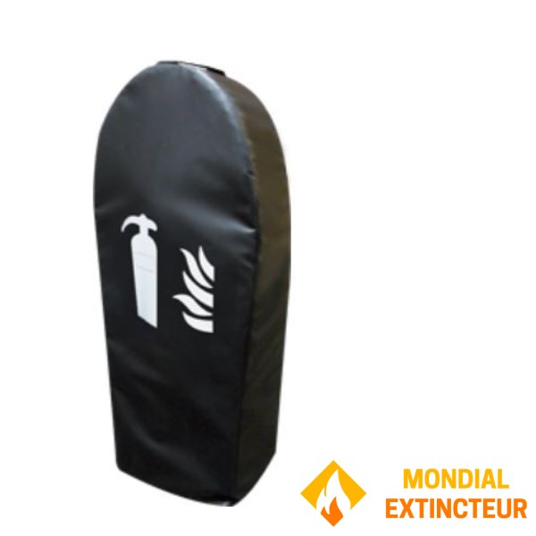 Cobertura híbrida preta para extintor Co² de 2 kg