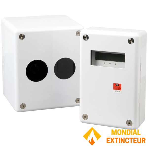 Detetor de fumo linear motorizado