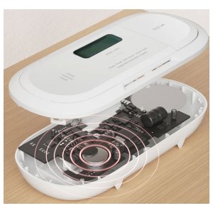 Detetor de monóxido de carbono autónomo com ligação WiFi