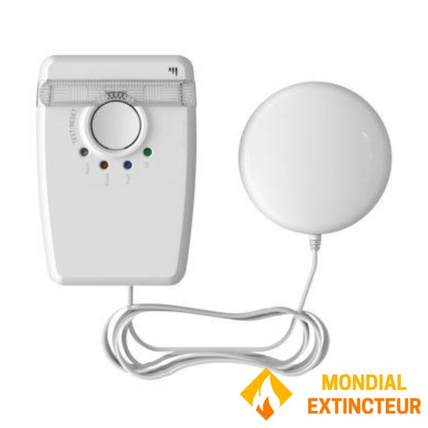 Dispositivo combinado de aviso com luz estroboscópica e almofada vibratória