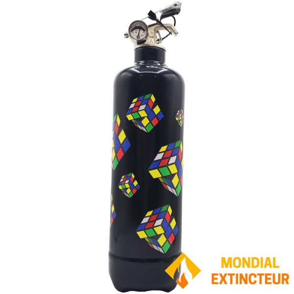 Extintor de design "RUBIC BLACK"