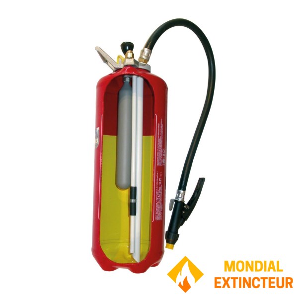 Extintor de incêndio educativo com 6 kg de pó