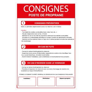 Instruções para a estação de propano - formato A4