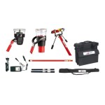 Kit completo para desmontar e testar detectores de fumo e calor a 6 m