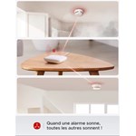 Kit de 6 detectores inteligentes + 1 hub de comunicação