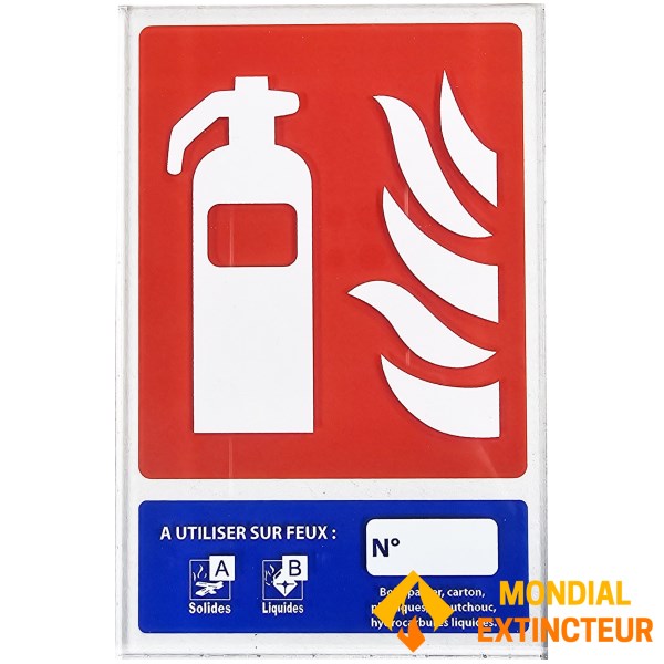 Painel de acrílico com aditivo para pulverização de água 10 x 15 cm - Classe AB