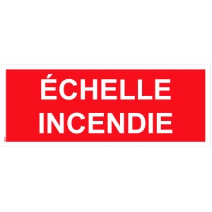 Painel "de escada de incêndio" em PVC - 200x80 mm