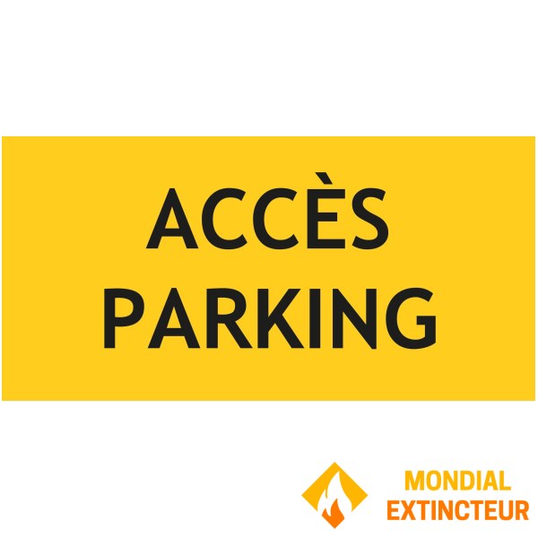 Sinal de acesso ao parque de estacionamento - L.200 x A.100 mm
