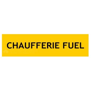 Sinal de localização "CHAUFFERIE FUEL"