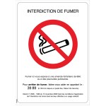 Sinal de "proibido fumar" - formato A5