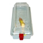 Suporte de plástico transparente para extintores de 6 kg/6 litros