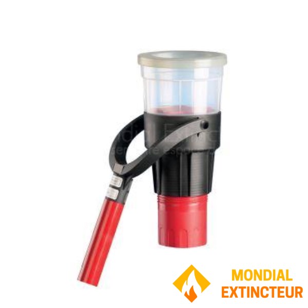 Taça de teste transparente para detectores de fumo