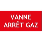 "Válvula de bloqueio de gás" em PVC rígido 200 X 100 mm