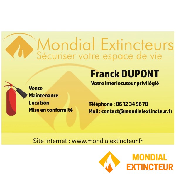 1000 Cartes de visite 8,5 X 5,4 cm - Recto