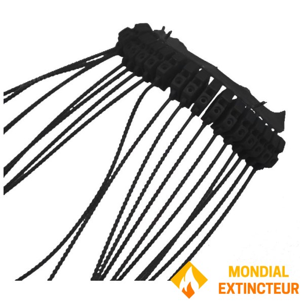 160 mm sigilii din plastic negru: inel de 30