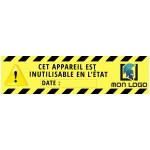 50 de etichete personalizate "UNUSABLE EQUIPMENT" - hârtie