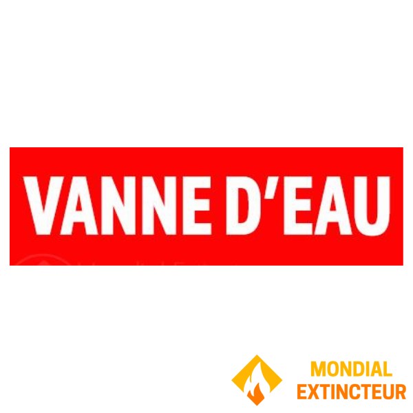 Adeziv "VALVĂ DE APĂ" dimensiune 150 X 50 mm