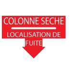 Adeziv de "localizare" a scurgerilor pentru coloane uscate 7 CM X 4,5 CM