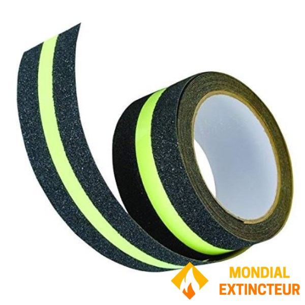 Bandă adezivă antiderapantă fotoluminescentă - În interior și în exterior