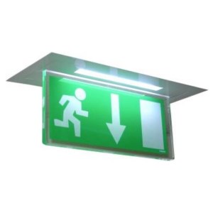 Carcasă metalică montată pe tavan, iluminată pe margini Model "TOLEDO"