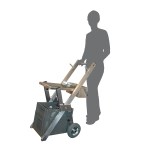 Cărucior pentru testarea stingătoarelor de incendiu