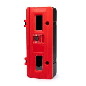 Cutie ADR din plastic cu hublou pentru stingător de 6 kg