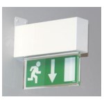 Cutie pentru steaguri montată pe perete din tablă - Iluminare de margine