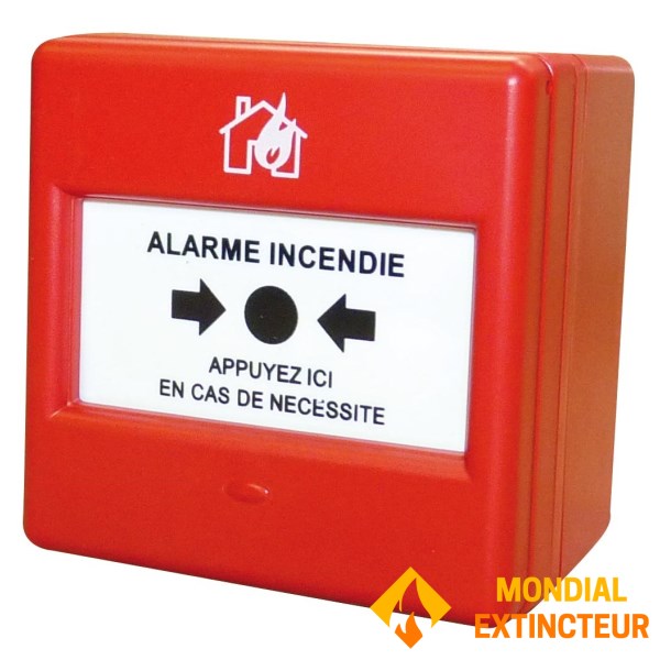 Declanșator manual roșu rezistent la apă - NO/NC