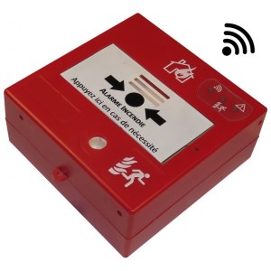 Declanșator manual de tip 4 adresabil prin radio - rază de acțiune de 1200 de metri