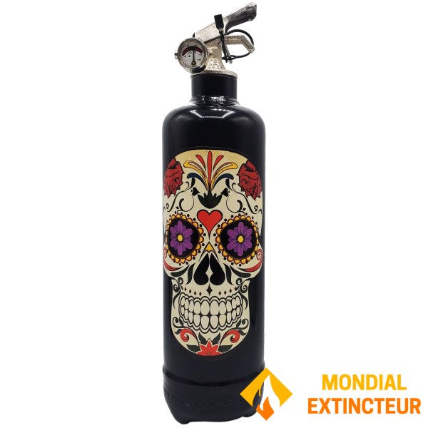 Design "FLAWER SKULL" stingător de incendiu