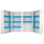 Dulap pentru medicamente cu 2 uși - 12 rafturi