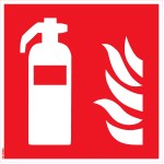 EXTINGUITOR Panou - PVC - 30x30 cm