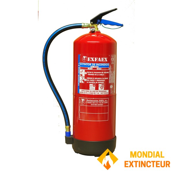 Stingător de incendiu 9 litri Normă CE - FĂRĂ FLUOR