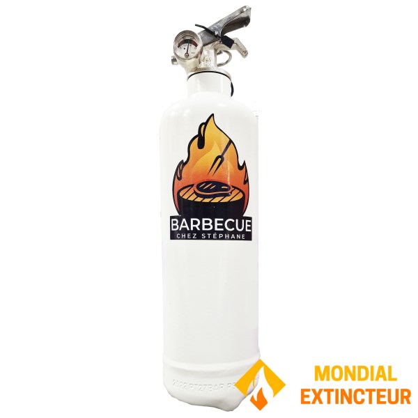 Extinctor Design "BARBECUE WITH FIRST NAME"