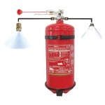 Extinctor automat cu cablu de tragere FM200 pentru bărci - capacitate 9Kg