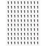 Foaie de "1" numere adezive pentru numerotarea stingătoarelor dvs
