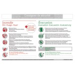 Instrucțiuni de siguranță pentru "hotel 4 limbi" - format A4