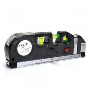 Nivelă cu indicator laser și bandă metrică