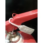 Pachet de 100 de sigilii de plastic albastre pentru a fi utilizate fără clește