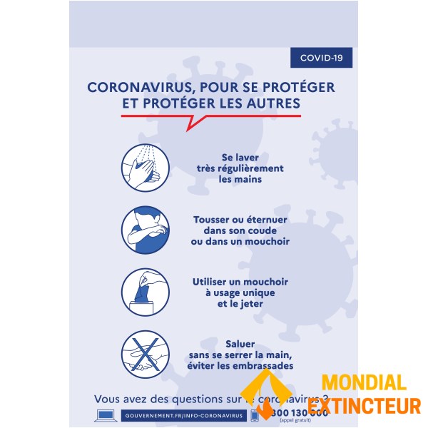 Pachet de 5 autocolante "cu gesturi pentru bariere" Format - 9 cm X 12 cm