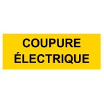 Panou de "comutare electrică" - PVC 200x80 mm